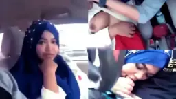 Mengisap Payudara Tante Berjilbab Sampai Basah Dan Menggairahkan