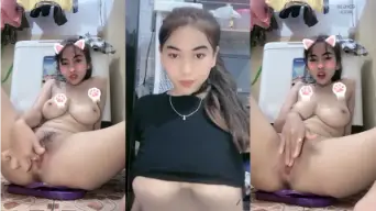 Coryna Goyang Bugil Sambil Lanjutin Colmek Sampe Crot
