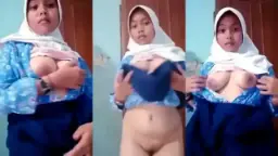 Gadis Sma Berhijab Tapi Seragamnya Bikin Nafsu