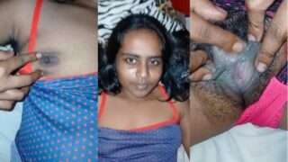 Gadis Desi Dari Hyderabadi Telanjang, Memperlihatkan Memek Berbulu Lebat Yang Basah Kuyup.