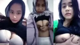 Viral Leni Jilbab Seksi, Toket Montok Bikin Sange