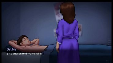 Ibu Tiri Gak Rela Biarin Itu Lolos, Ngegas Sampai Basah Kuyup (18+)