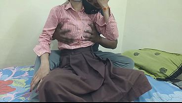 Anak Kuliahan India Digebukin Sama Cowoknya Di Kamar, Sambil Ngomong Hindi Panas-panas, Sange Banget.