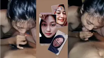 Disepong Pacar Cewek Imut Defia Andari, Bibir Mungilnya Basah-basah Ngenakin Kontol Gede Sampe Crot