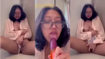 Nindi Si Toge Kacamata, Colong Pandangan Bikin Ngilu, Viral Makin Bikin Greget.