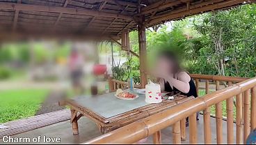 Di Luar, Ngentot Sama Bule Thailand Yang Baru Kenal, Bikin Basah Kuyup Sampai Minta Ampun.