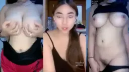 Cantik Berkacamata Goyang Live Sambil Pamer Tetek Gede Bikin Ngaceng