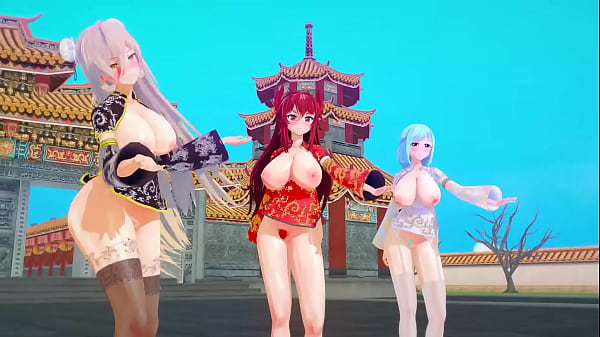 Tahun Baru Imlek Ala Vtuber Mmd, Goyang Hot Biksu Ketat Bikin Makin Basah! 【kkvmd】 (by 熊野ひろ)