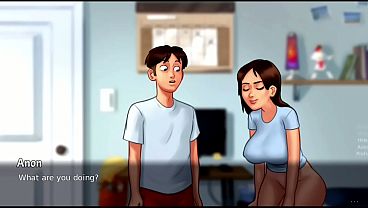 Ibu Tiri Menoleh Ke Belakang… Lalu Tersenyum Nakal | Preview Aksi Panas Terbaru | Summertime Saga (18+)
