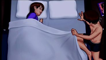 Ibu Tiri Gak Perlu Bicara, Cukup Gerakan Tubuh Aja Bikin Kontol Ngentot (18+)